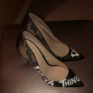 Aldo army stilettos